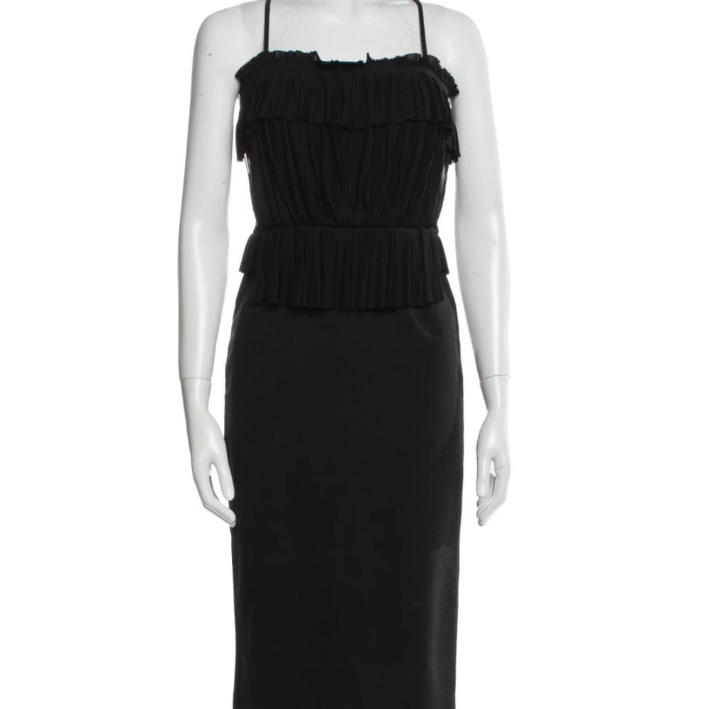 NWT Stella McCartney Black Midi Dress
